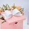 Large Gift Boxes with Lids, 10x10x10 Inches Pink Square Foldable Gift Boxes for Birthday, Wedding, Christmas, Baby Shower, Party, All Occasion